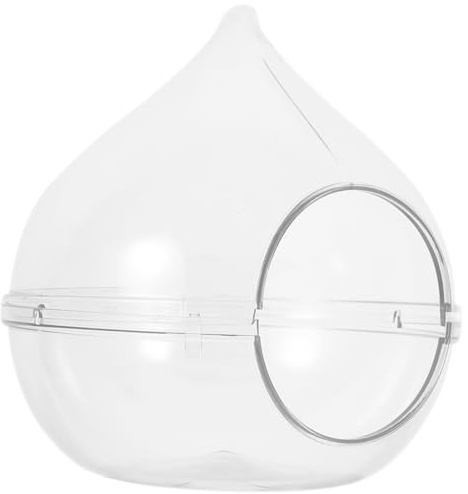 Lurrose Hamster Sandbad aus Acryl Durchsichtig und Staubdicht Hygienisch mit Verarbeitung Geeignet als Badewanne und Sandkasten für Kleine Haustiere
