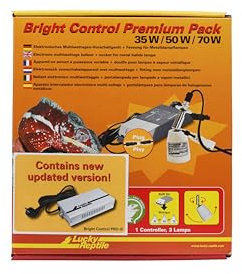 Lucky Reptile Bright Control Premium Pack - Multiwatt-Vorschaltgerät mit Fassung für Metalldampflampen - Elektronisches Vorschaltgerät für Bright Sun Lampen - Zubehör Terrarium - 35 / 50 / 70 W