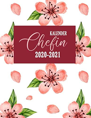 Chefin Kalender 2020-2021: Zeitplaner und Wochenplaner 2020-2021 | Monatskalender und Tageskalender seit 2 Jahren | Terminkalender, Kalenderbuch und Notizbuch | Januar 2020 bis Dezember 2021
