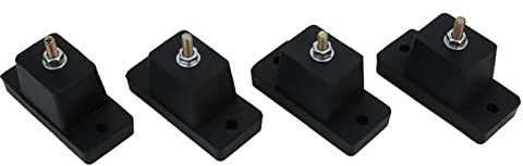 4er Pack Anti Vibrations Klimaanlage Shock Pad Base Stoßfestes Fußpolster für Outdoor Klimaanlagenhalterung