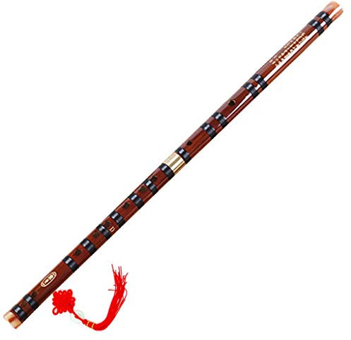 LCJQ Bambusflöten Bambusflöte Professioneller Holzwind Flöten Musikinstrumente C d e f g Key Chinese Dizi Transversal Flauta Bambus Flöte C-Flöte Musikinstrument (Color : E)