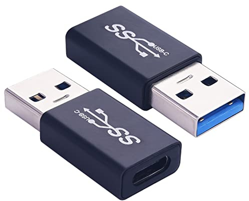 Leehitech Adaptador USB C Hembra a USB A Macho ,Tipo C Hembra a Macho Adapter Cable Cargador para Apple Watch 7 SE,iPhone 11 12 13 Pro MAX,14,AirPods iPad Mini 6 Air 4 5,Samsung Galaxy S21 S22（2 Pack）
