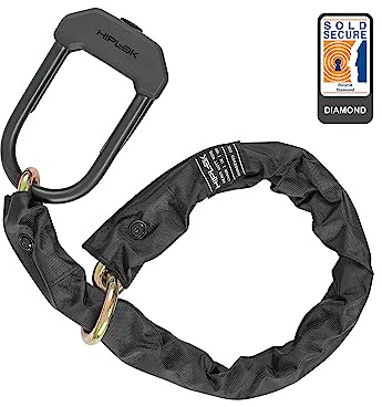 Hiplok DXXL Bike Chain with Lock - Black (XL Chain + DX Lock)
