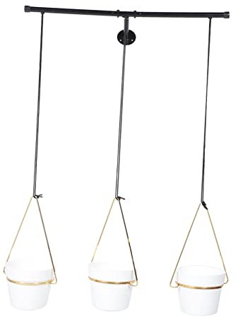 Milisten Pflanzenaufhänger drinnen Pflanzenaufhänger für Fenster Hängender Blumentopfhalter für den Innenbereich kreativität kreativekraft Zimmerpflanzentöpfe Zimmerpflanzenständer groß