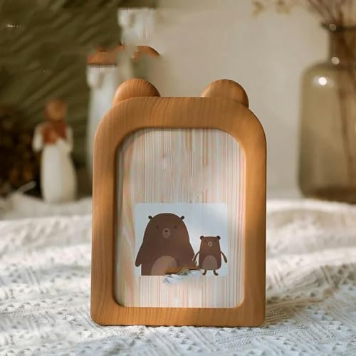 Cartoon-Holzbilder, Heimdekoration, Kunst, Tier, Wandbehang, nordischer Stil, Fotozimmer, Schreibtisch, Ornament, Wohnzimmer, Heimdekoration, Stil A