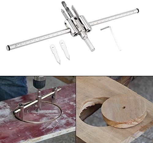 Kegel, Verstellbarer Kegel für Wiederaufladbare Bohrmaschine, Kegel, für Holzbearbeitung, Kreisschneider, Kreisschneider, Durchmesser 30–300 Mm, Bastelwerkzeug, Lochbohren,