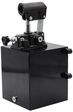 Hydrauliska handpumpar, enkelverkande 12–25–45 cc, oljetank 1–35 l. (E.W. 25 ccm 5 lt tank)