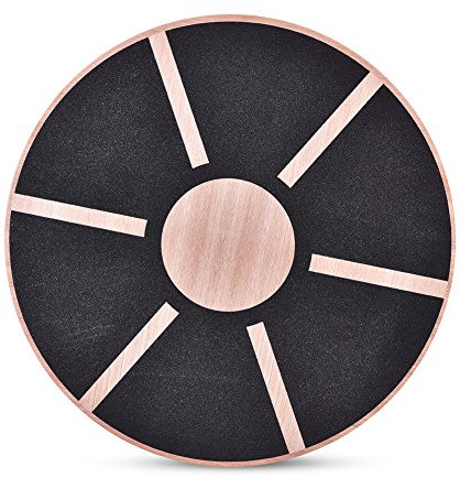 RYTTGOP Balance Board, Push-up-Board, vielseitiges Wackel-Balance-Board aus Holz, für Mobilitätstraining, Stehpult, Anti-Rutsch-Roller, Kernkraft, Rumpftraining