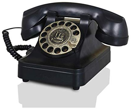 Antique Telephone/Rotary Dial Telephone/Retro Style Phone/Vintage Telephone/Home Office Desktop LandlineL25CM W13CM H13.5CM
