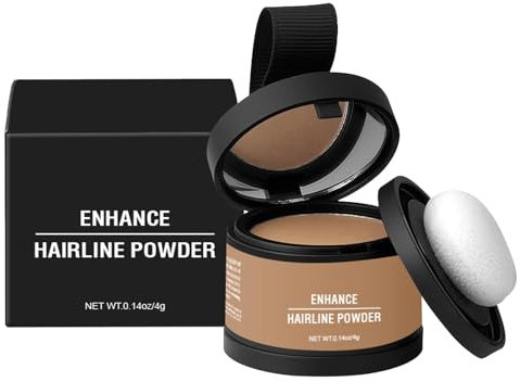 Haaransatzpuder für Frauen | Haar-Concealer, Grauabdeckung, mit Applikator, Ansatz-Abdeckung, Ausbesserung der Haarfarbe, Schattierungswerkzeug für feines, dünner werdendes Haar