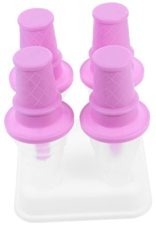 Hemobllo Kunststoff-eisformen Für Stieleis Ovale Eisform Wiederverwendbare Eisformen Für Diy-eis Am Stiel Eisschalen Für Gefrierschrank Zum Selbermachen Von Pops Und Gelee-sticks