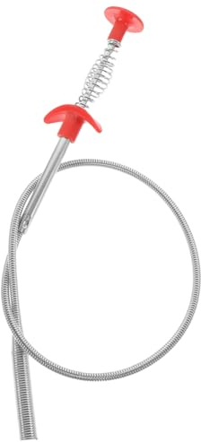 WOFASHPURET Desatascador de Desagües Flexible de Acero Inoxidable y Pp para Fregadero y Lavabo, Fácil de Usar para Limpieza de Baño y Recogida de Residuos