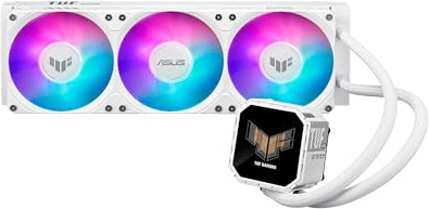 ASUS TUF GAMING LC III 360 ARGB LCD WHT, Dissipatore AIO a Liquido, Bianco