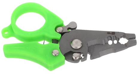 Tofficu Mini Alicates Pelacables Eléctricos de Precisión, Herramienta Compacta para Pelar y Cortar Cables Pequeños, Pelacables de Mano Ergonómico para Electricistas y Reparaciones
