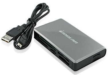 IOGEAR Lector/Escritor de Tarjetas de Memoria Flash USB 2.0 56 en 1, GFR281, Negro/Rojo/Azul/Verde