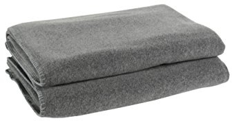 Zoeppritz Decke in der Farbe: Grau, aus 65% Polyester, 35% Viscose hergestellt, Größe: 160x200 cm, 103291-940-160x200