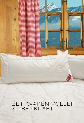 Hefel Wellnes Zirbe Kissen 80x80 cm