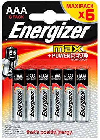 Energizer Max Powerseal 6 piles 1,5V alcalines AAA (lot de 2)