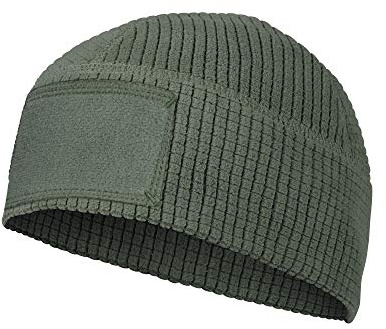Helikon-Tex Range Beanie Cap - Grid Fleece, Olivgrün, L-XL