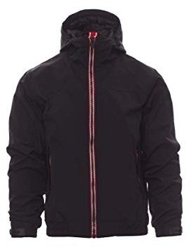 PAYPER Pacific R. 2.0 Giubbino Giacca da Uomo 100% Nylon con Cappuccio Sagomato Tasche Esterne Polsini stringi Polsi Chiusura Zip Porta Smartphone (Blu Royal, 3XL)