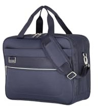 Travelite Handgepäck Umhängetasche mit Laptopfach + Aufsteckfunktion, MIIGO, nachhaltige Weichgepäck Bordtasche aus recyceltem Material, 40 cm, 16 Liter