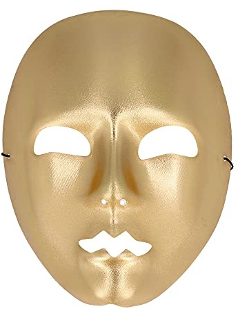 Boland – Ansiktsmask pantomimer för maskeraddräkter eller JGA, kostymtillbehör, tillbehör för karneval