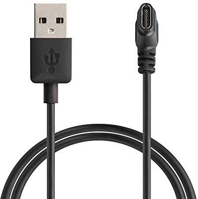 kwmobile USB C Ladekabel kompatibel mit Huami Amazfit Falcon - Kabel Charger - Smart Watch Typ C Ersatzkabel - Fitnesstracker Aufladekabel