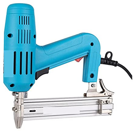 Cloueuse de charpente Pistolet à clous électrique à double usage Agrafeuse et agrafeuse pour meubles Pistolet à agrafes F30 Force de réglage 2400 W Réglage de la profondeur de l'outil de menuiserie (