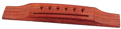 SAFIGLE Redwood Acoustic Guitar Bridge Replacement with Saddle for 6-string Gq297 DIY Vintage Sound Quality