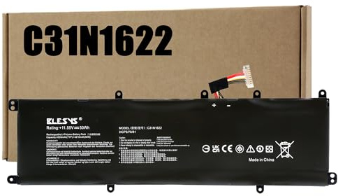 BLESYS C31N1622 3ICP5/70/81 Battery for Asus ZenBook UX530U UX530UQ UX530UX UX3430UA UX530 Laptop 11.55V 50Wh 31CP5/70/81 0B200-02390000