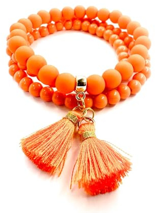 perela - Handmade - Perlen Armband - Damen Wickelarmband - stylischer Schmuck- Sommerarmband - Für jeden Tag - Schickes Geschenk - Boho - Ibiza - Festival