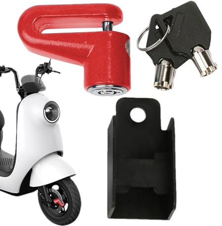 Mixnexorad Antivol à disque pour moto,antivol pour frein à disque pour moto - Cadenas de frein à disque de roue en métal, antivol de roue de scooter,Verrou de frein à disque de vélo, antivol de roue