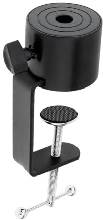 Colcolo Pince de support de lampe de bureau Pince de bureau, montage sur table Vis réglable Pince de montage sur table Support de pince de micro pour discours
