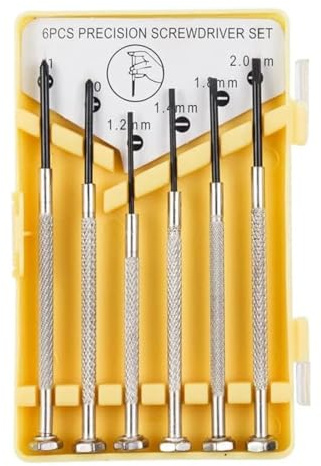 MEXRUMI 6 Pièces Kit Tournevis De Précision Pour Réparation Outils D'Horloger Petits Tournevis
