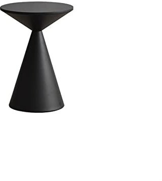 FGDIUCVN Coffee Table Round Side Table Modern Living Room Sofa Side Small Coffee Table Bedroom Bedside Table Black Mini Metal End Table Sofa Side End Table (Color : Noir) Full moon