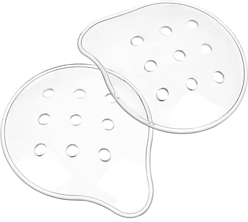 ElevateTech Lot de 2 cache-yeux à 9 trous en plastique transparent - Respirants - Protection des yeux ventilée après une opération - Protection des yeux pour la récupération après la cataracte