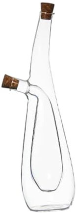 Sharplace Dispensador de Aceite de Oliva Y Vinagre, Dispensador de de Soja, Tapones de Boquilla de Doble Vertedor, Dispensador de Vinagrera de Botella de, Style C, Individual