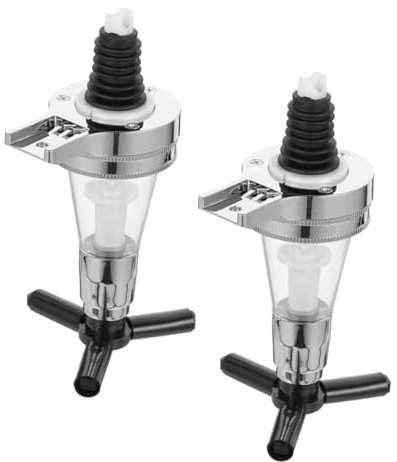 DONFAMDS 2pcs Wine Divider Pump Head Spring-Loaded Dispenser for Liquor Dispensers for Bar Use As Beverage Bottle