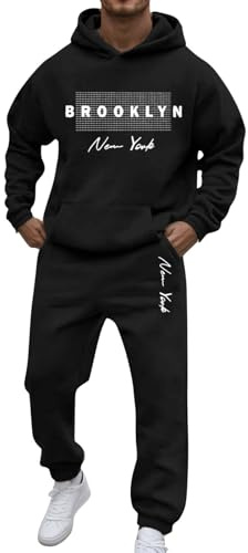 Khaki Navy Tracksuit Mens Full Set Warm Hoodie and Joggers Outfits Long Sleeve Hooded Sweatshirts Sweatpants Co Ord Sets Y2K Jogging Suit Comfortable Hoodies Sweatsuit Gym Sport Lounge Wear S M L 2XL
