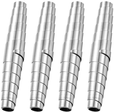 Ersatzfeder 4er Set für Gartenscheren, 6cm Gartenscherenfedern Ersatz Zubehör, Silber Feder für Gartenschere, Flexibel Edelstahl Metall Spiral Puffer Federn, für Reparatur Baumscheren, Astscheren