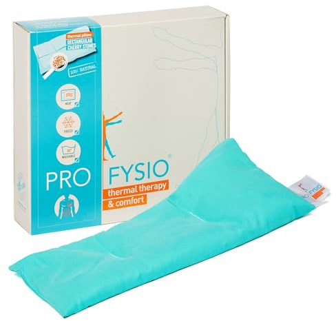 Profysio Thermal Therapy & Comfort - Cojín rectangular con huesos de cereza, 20 x 40 cm