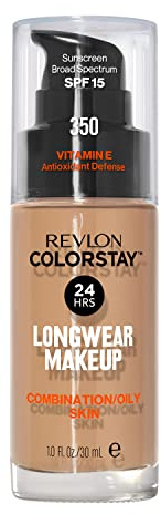 Revlon Colorstay Longwear Makeup Combo/Oily, 350 Rich Tan, 1 fl oz