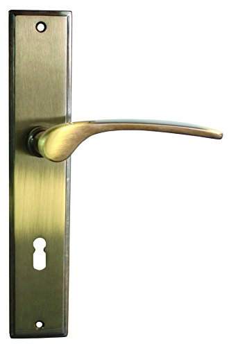 Alpertec Nelson - LS Messing brüniert für Zimmertüren Drückergarnitur Türdrücker Türbeschläge, 32214363