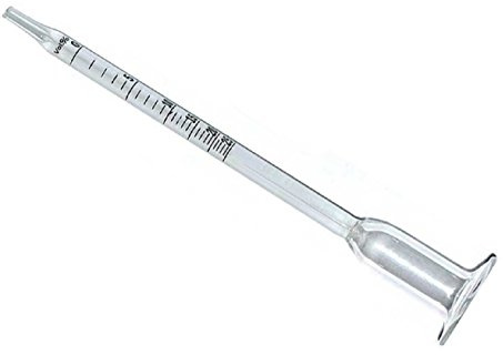 VINOMETRO 0-25% - Hidrómetro, Hidrometro, Sacarímetro, Vinómetro, Densímetro, Medidor de grado Alcohólico, Nivel de alcohol
