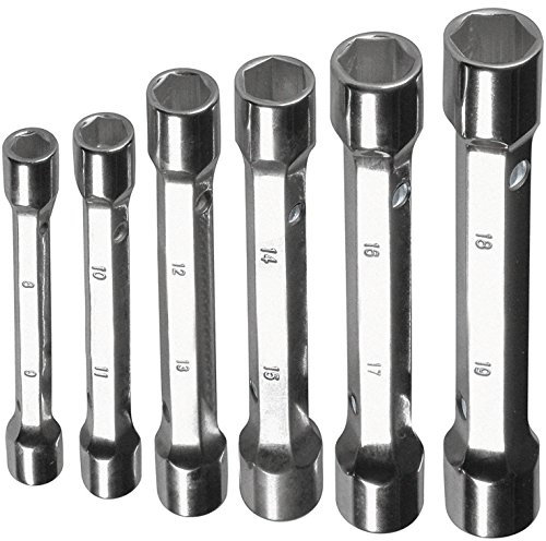 Valex Chiavi a Tubo Doppie Pesanti, Set di 6 Pezzi