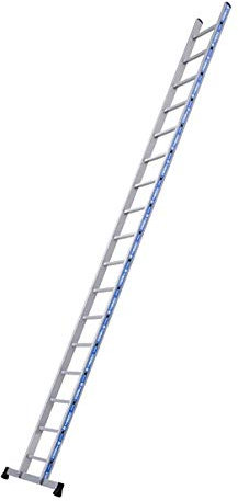 Tubesca - Echelle simple Alu 17 échelons Hauteur accès 5,84 m max. - PLATINIUM DROITE