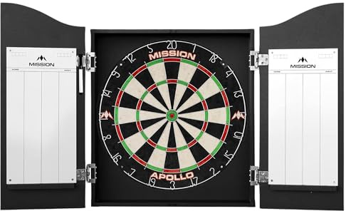 Mission Darts Mål Center svart