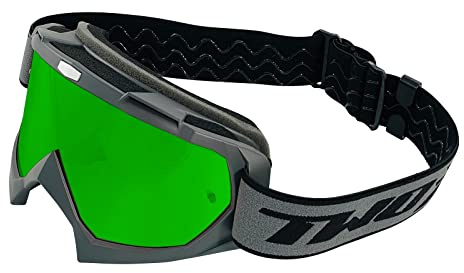 TWO-X Cross-Brille - Motocross-Brille - Kratzfeste Motorrad-Brille - Enduro & Downhill - Modell Atom