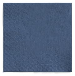 Sovie HORECA Cocktail-Servietten 3-lagig, Royalblau, 24x24 cm, 150 Stück, stabile & saugfähige Tissue-Qualität, ideal für Gastro, Bar, Events, edle Tischdeko & Feierlichkeiten
