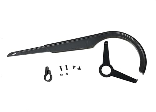 kowaku Couvercle de chaîne de vélo Protecteur de chaîne de vélo Remplacement 48-52T Plateau Garde-chaîne de VTT pour Enfants Adultes vélo Noir, Style b